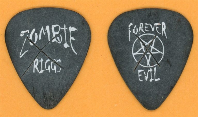 Rob Zombie Mike Riggs Forever Evil Vintage Guitar Pick - 1998 Solo Tour
