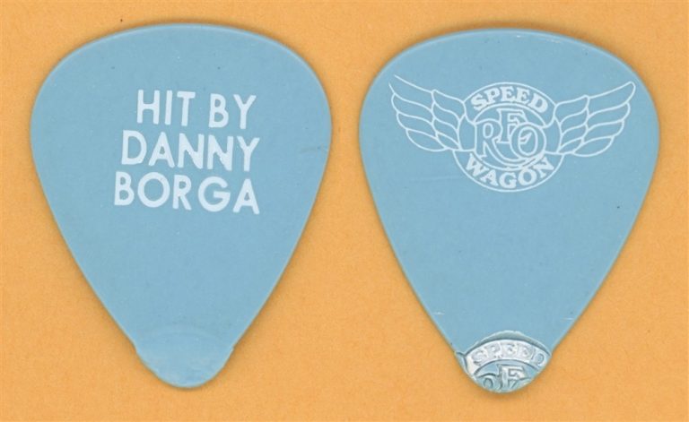 REO Speedwagon Danny Borga Vintage Tour Guitar Pick - 1998 Misprint