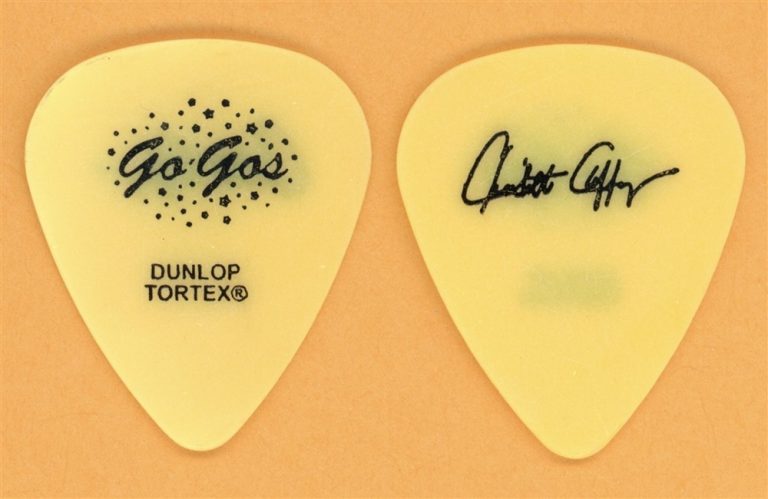 The Go-Go's Charlotte Caffey (Ver2) Guitar Pick - 2001 God BlessThe Go-Go's Tour