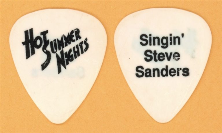 Oak Ridge Boys Steve Sanders Hot Summer Nights Guitar Pick - 1990s Tours