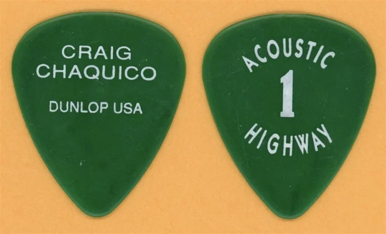 Craig Chaquico Starship Authentic Guitar Pick - 1993 Acoustic Highway Tour
