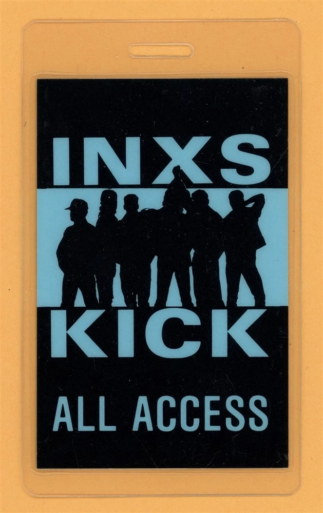 INXS 1987 Listen Like Thieves Tour AAA Laminated Backstage Pass