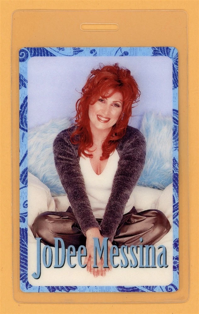 Jo Dee Messina 2000 Burn Tour VIP Laminated Backstage Pass