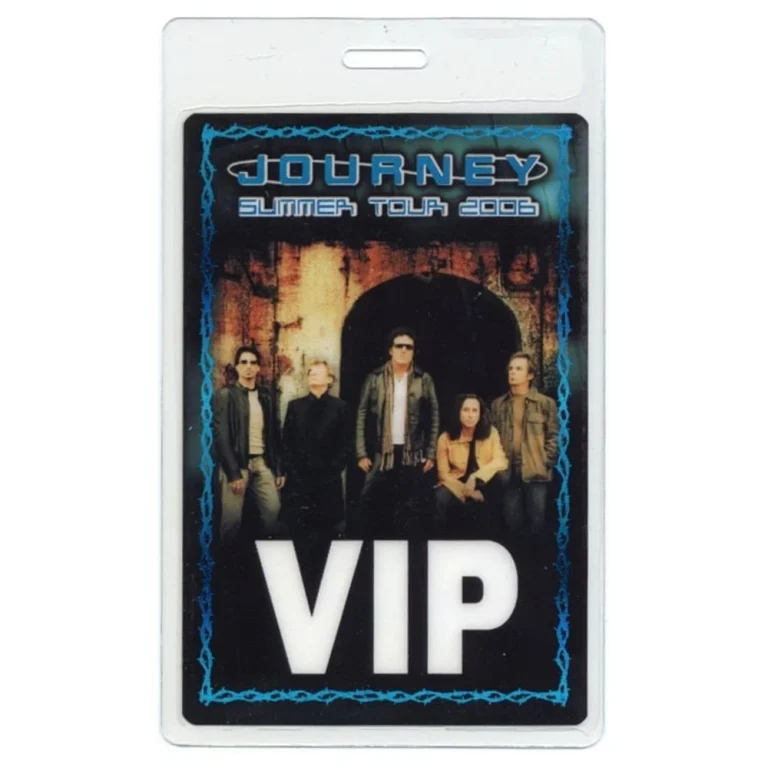 Journey 2006 Generations Concert Tour w/ Def Leppard VIP Laminate Backstage Pass