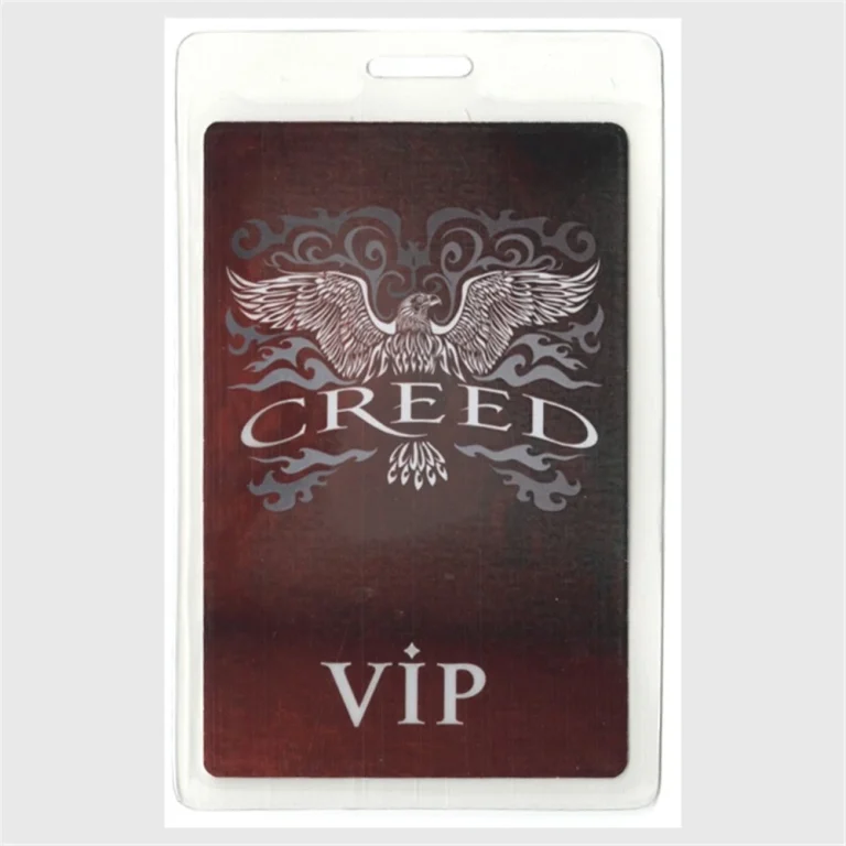 Creed 2009 Full Circle Concert Tour VIP Laminated Backstage Pass
