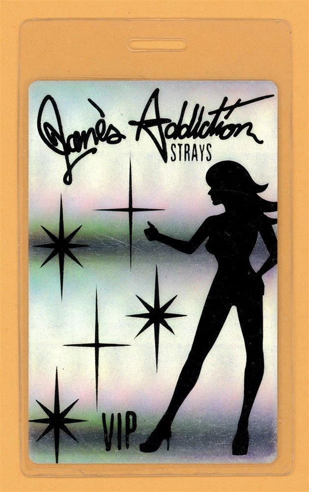 Jane's Addiction 2003 Strays Tour VIP Laminated Backstage Pass