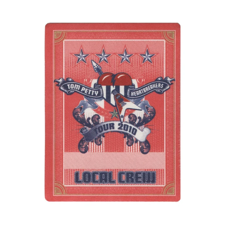 Tom Petty 2010 Mojo Concert Tour Local Crew Backstage Pass