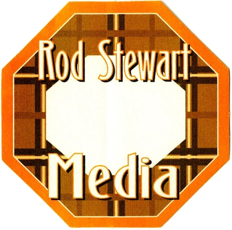 Rod Stewart 2002 The Great American Songbook Concert Tour Media Backstage Pass