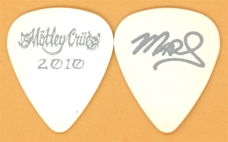Motley Crue Mick Mars Vintage Guitar Pick - 2010 Dr. Feelgood 20th Tour