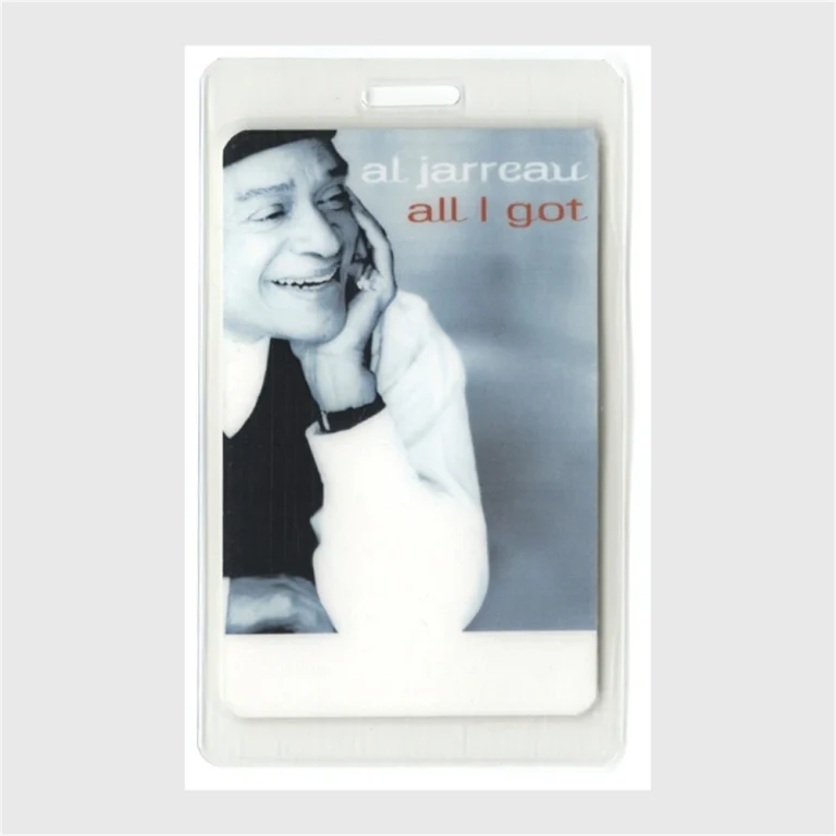 Al Jarreau 2002 Concert Laminated Backstage Pass All I Got Tour