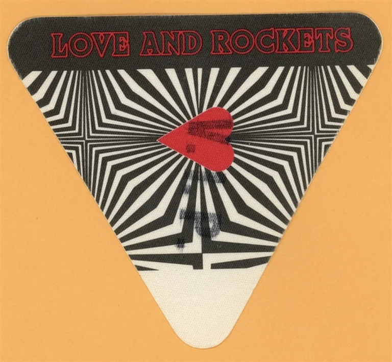 Love And Rockets 1989 Concert Tour VIP Backstage Pass