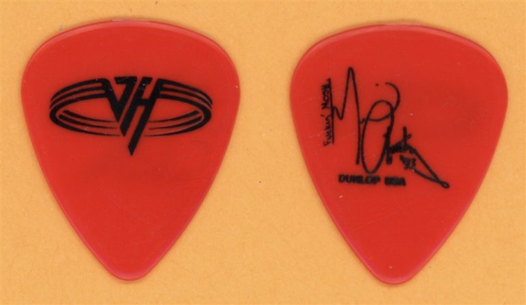 Van Halen Michael Anthony Vintage Guitar Pick - 1993 Right Here Right Now Tour