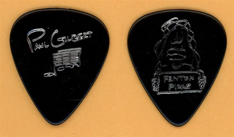 Mr. Big Paul Gilbert Vintage Guitar Pick - 1991 Lean Into It Tour