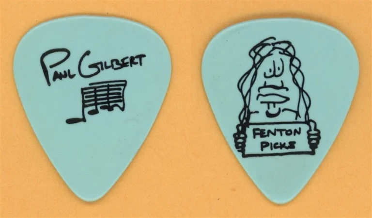 Mr. Big Paul Gilbert Vintage Guitar Pick - 1991 Lean Into It Tour