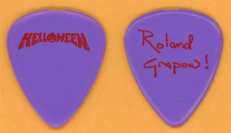 Helloween Roland Grapow Vintage Tour Guitar Pick
