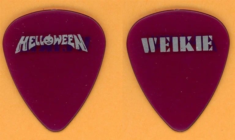 Helloween Michael Weikie Vintage Tour Guitar Pick