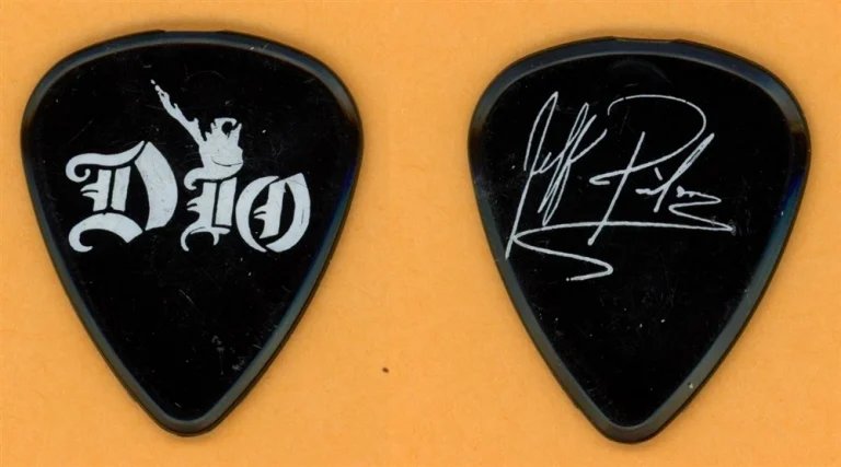 Dio Jeff Pilson Vintage Tour Guitar Pick