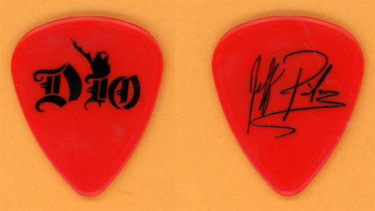 Dio Jeff Pilson Vintage Tour Guitar Pick
