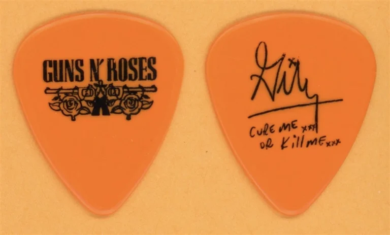 Guns N Roses Gilby Clarke Vintage Guitar Pick - 1992 Use Your Illusion Tour