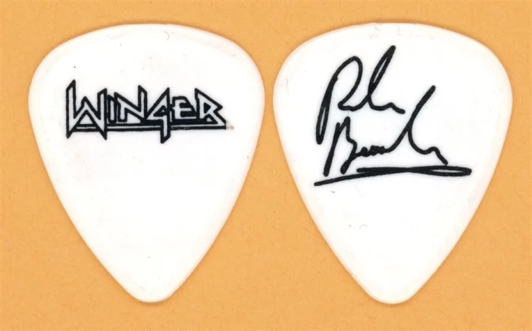 Winger Reb Beach Whitesnake Vintage Guitar Pick - 2003 Rock Never Stops Tour