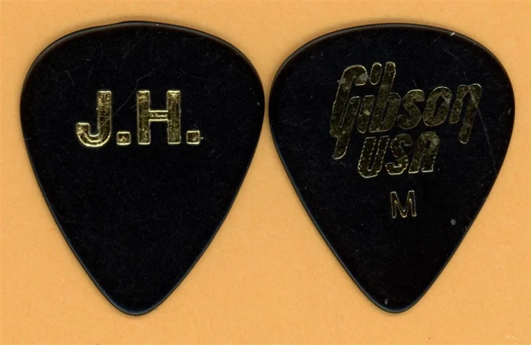 Moody Blues Justin Hayward Vintage Guitar Pick - 1996 View from the Hill Tour