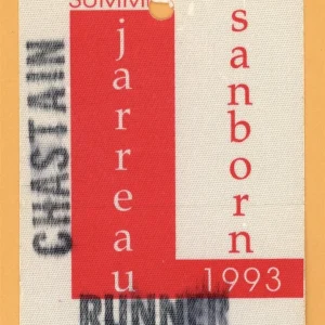 Al Jarreau 1993 Sanborn Concert Tour Backstage Pass