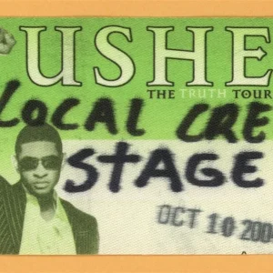 Usher 2004 Truth Concert Tour Crew Backstage Pass