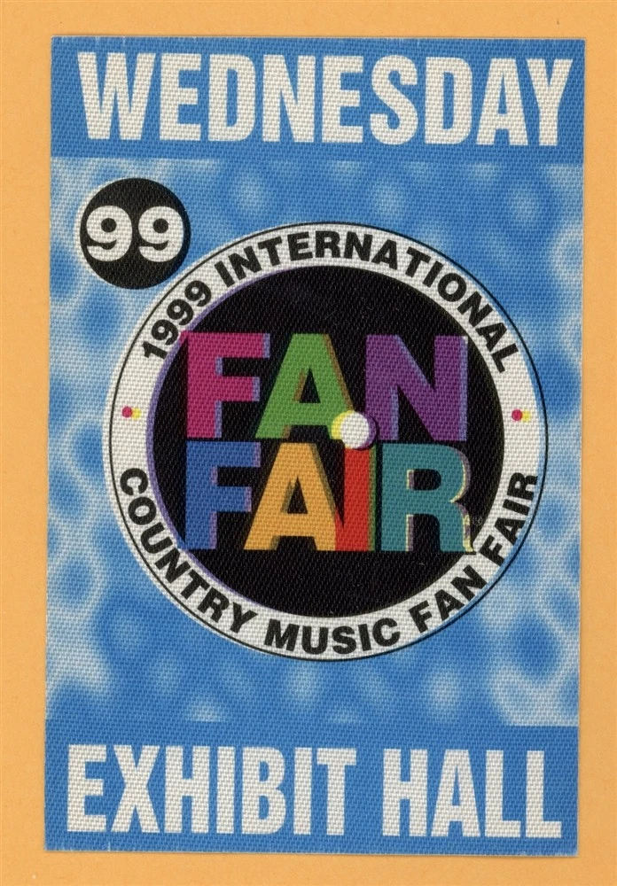 Waylon Jennings 1999 Fan Fair Country Concert Tour HALL Backstage Pass