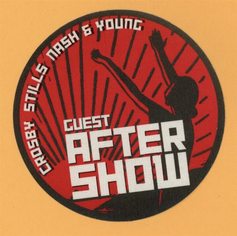 Crosby, Stills, Nash & Young 1999 Concert Tour AFTER SHOW Backstage Pass