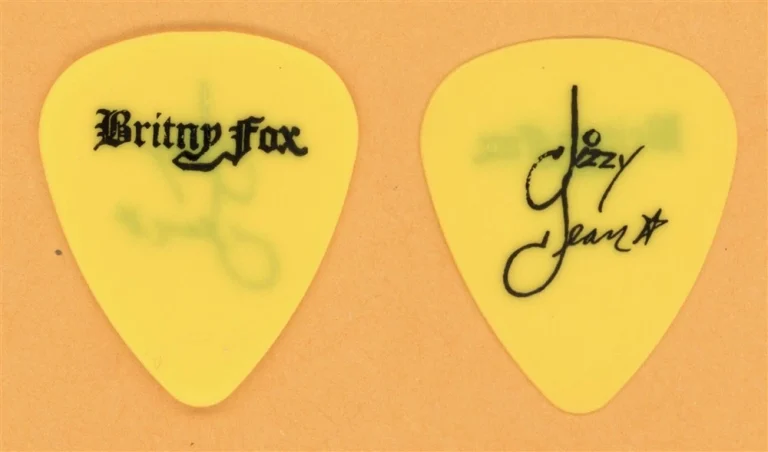 Britny Fox Dizzy Dean Vintage Guitar Pick - 1988 Self Titled Tour