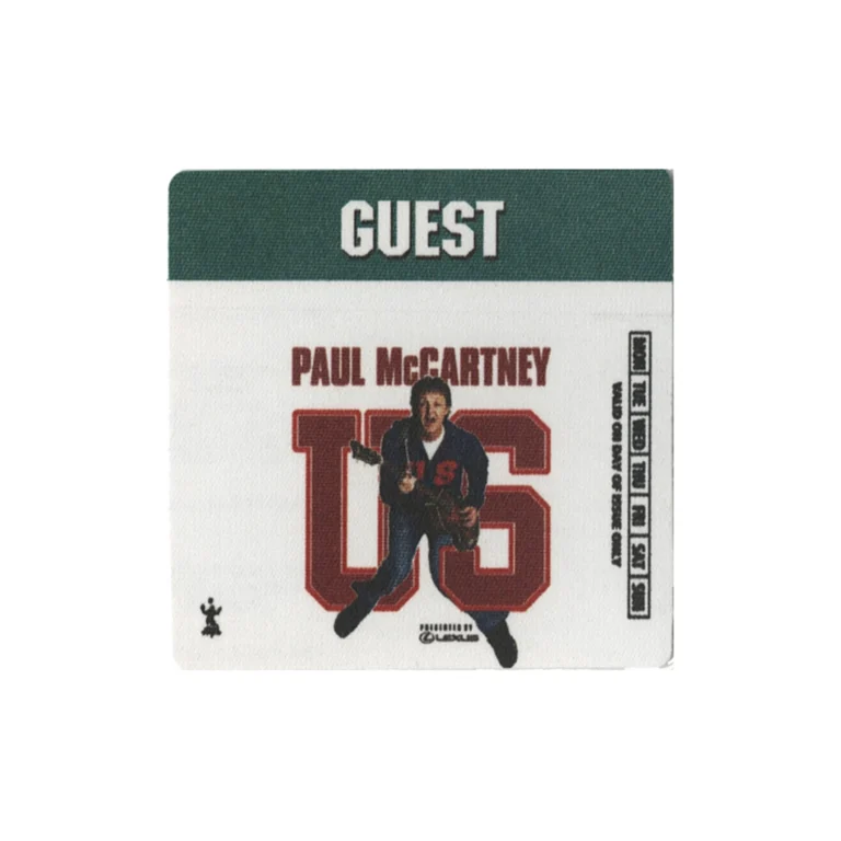 Paul McCartney 2005 Chaos and Creation Concert Tour Guest Backstage Pass