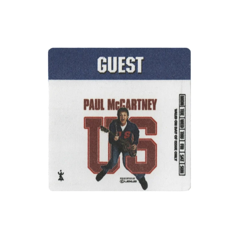 Paul McCartney 2005 Chaos and Creation Concert Tour Guest Backstage Pass