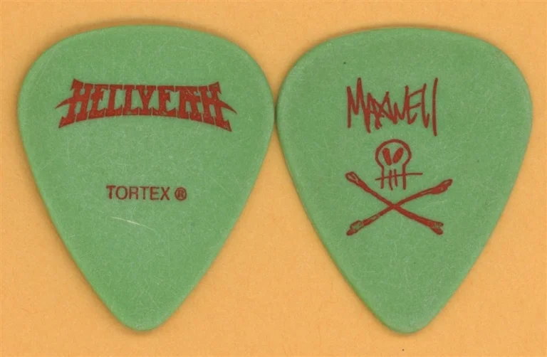 Hellyeah Tom Maxwell Mudvane Vintage Guitar Pick - 2007 Tour