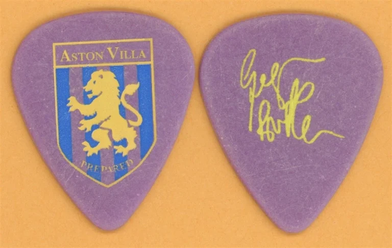 Black Sabbath Heaven & Hell Geezer Butler Vintage Guitar Pick - 2007 Tour