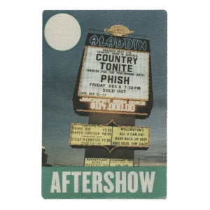 Phish 2000 Farmhouse Concert Tour After Show Backstage Pass - Aladdin Las Vegas