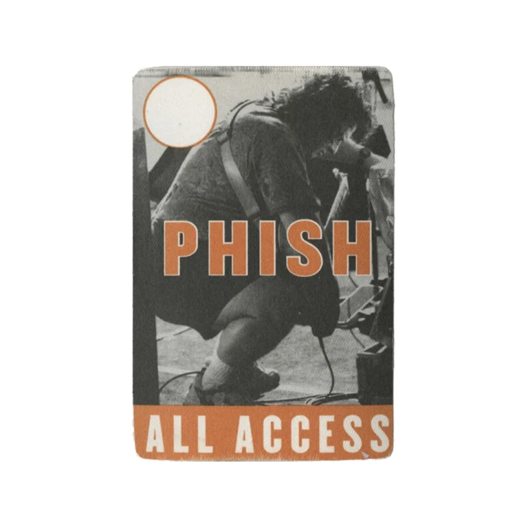 Phish 2000 Farmhouse Concert Tour All Access Backstage Pass