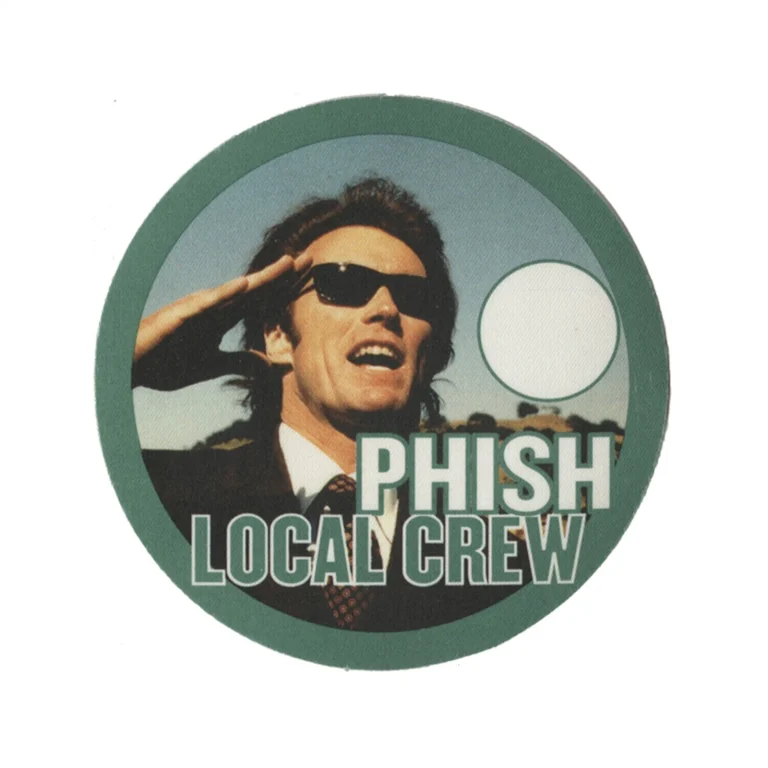 Phish 1999 The Siket Disc Concert Tour Crew Backstage Pass - Dirty Harry