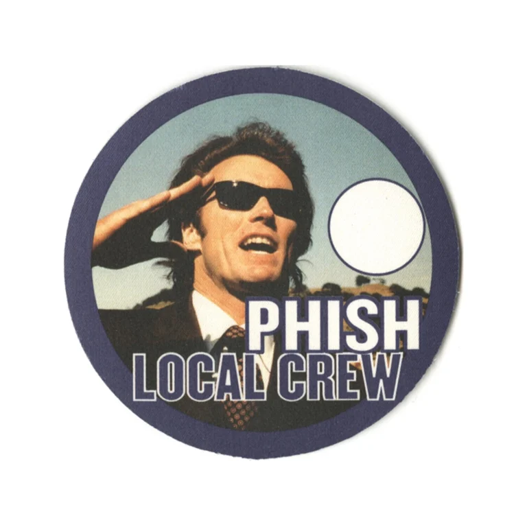 Phish 1999 The Siket Disc Concert Tour Crew Backstage Pass - Dirty Harry