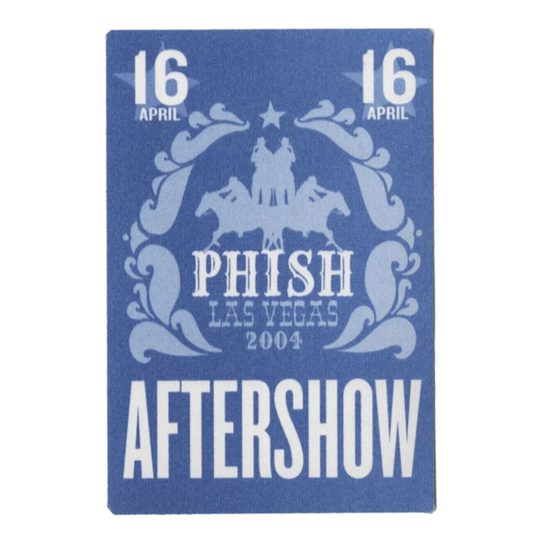 Phish 2004 Undermind Concert Tour After Show Backstage Pass - Las Vegas