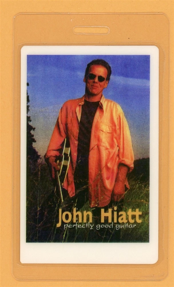 John Hiatt 1993 Perfectly Good Guitar Tour AA Laminated Backstage Pass