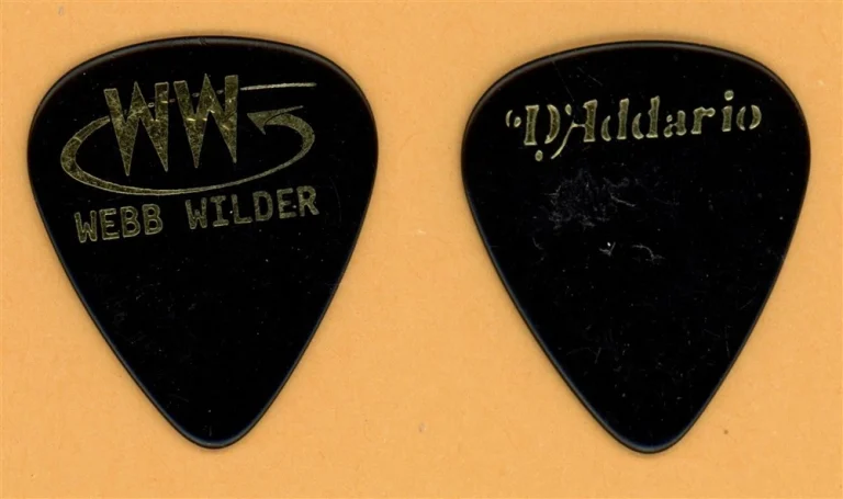 Webb Wilder Vintage Guitar Pick - 1991 Doo Dad Tour