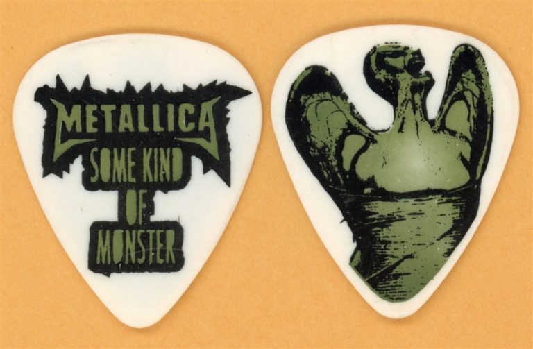 Metallica Some Kind of Monster Vintage Guitar Pick - 2004 St. Anger Tour