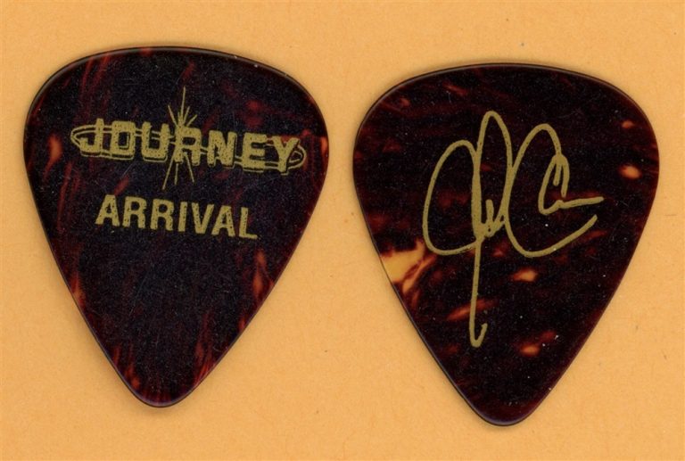 Journey Jonathan Cain Vintage Guitar Pick - 2001 Arrival Tour