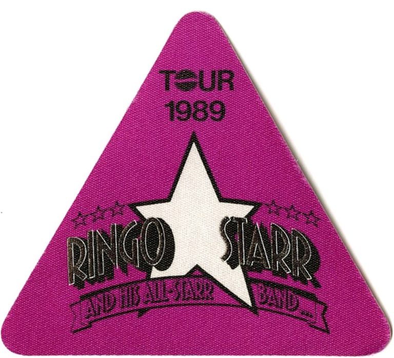 Ringo Starr 1989 All-Starr Band Concert Tour After Show Backstage Pass