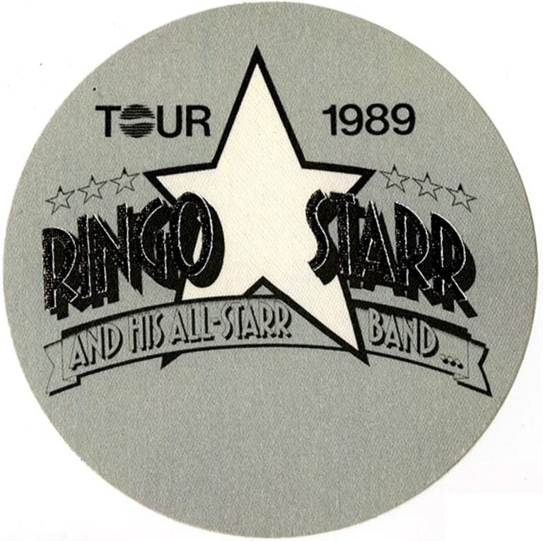 Ringo Starr 1989 All-Starr Band Concert Tour VIP Backstage Pass