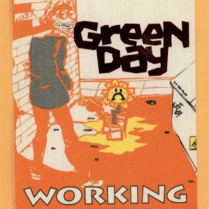 Green Day 1992 Kerplunk Concert Tour Working Backstage Pass
