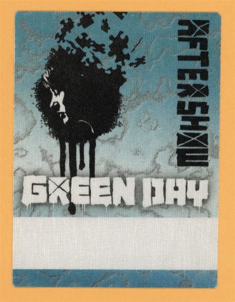 Green Day 2010 21st Century Breakdown Concert Tour Working Backstage Pass
