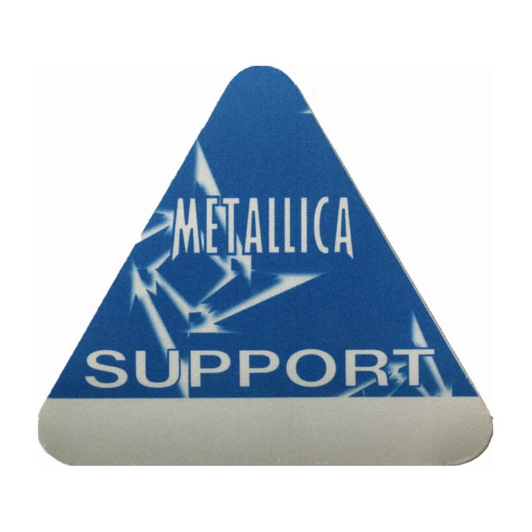 Metallica 1997 Load Concert Tour Support Backstage Pass