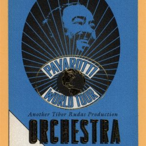 Pavarotti 2002 Concert Tour ORCHESTRA Backstage Pass