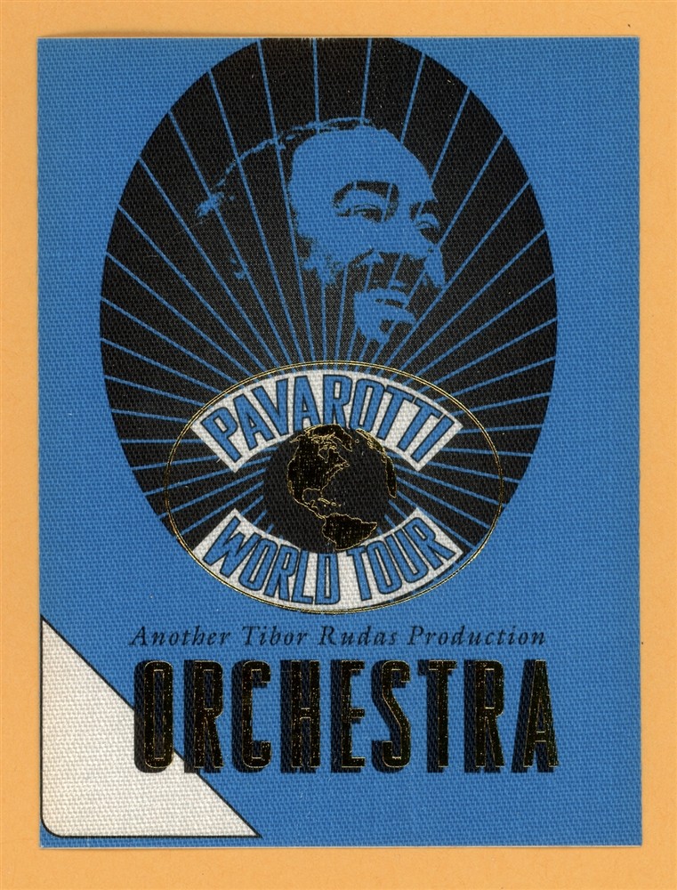 Pavarotti 2002 Concert Tour ORCHESTRA Backstage Pass